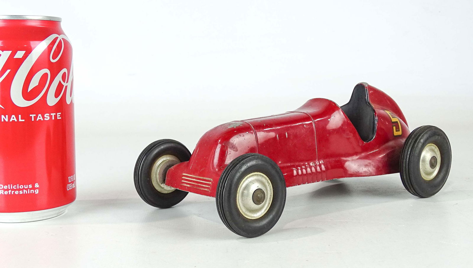 Thimble Drome Race Car Toy: Thimble Drome Special race car toy. 8" L..