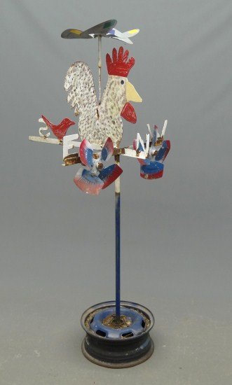 Whirligig by Outsider Artist Vollis Simpson: Whirligig by outsider artist Vollis Simpson (Lucarna, North Carolina, born 1919). Examples of Simpson's whirligigs are held at the American Visionary Art Museum, Baltimore, Maryland and at the North C