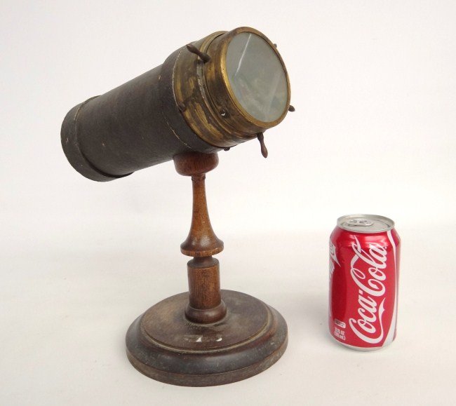 19th c. Bush Kaleidoscope: 19th c. signed Bush & Co. kaleidoscope. 10" W 12" Ht.