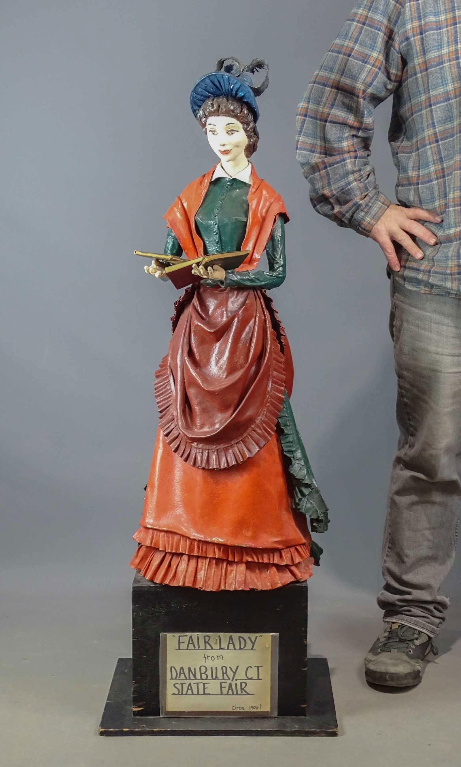 Danbury Fair Lady Papier Mache Figure (1 of 11)