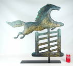 Steeple Chase Horse Weathervane