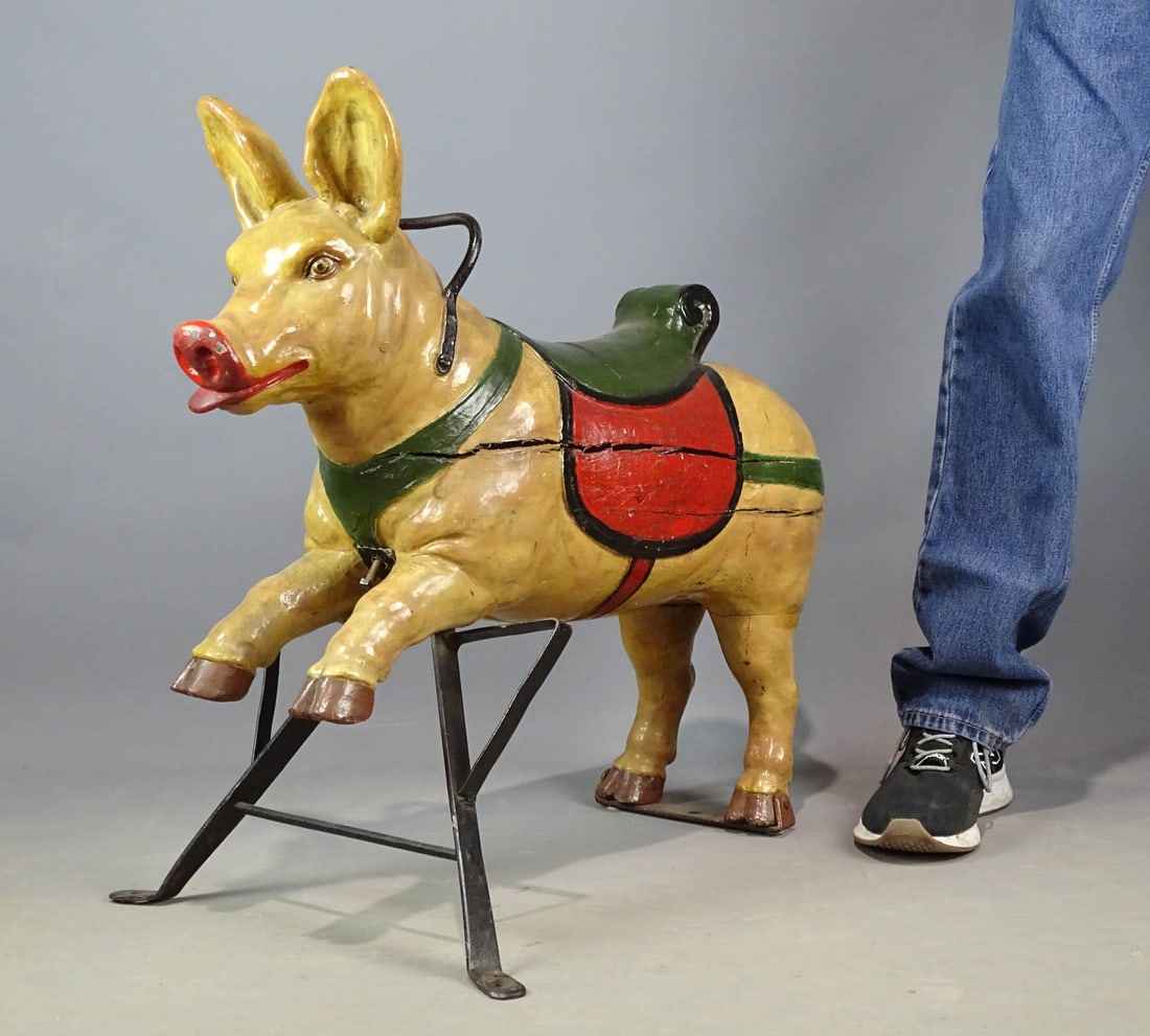Pig Wooden Carnival Ride (1 of 8)