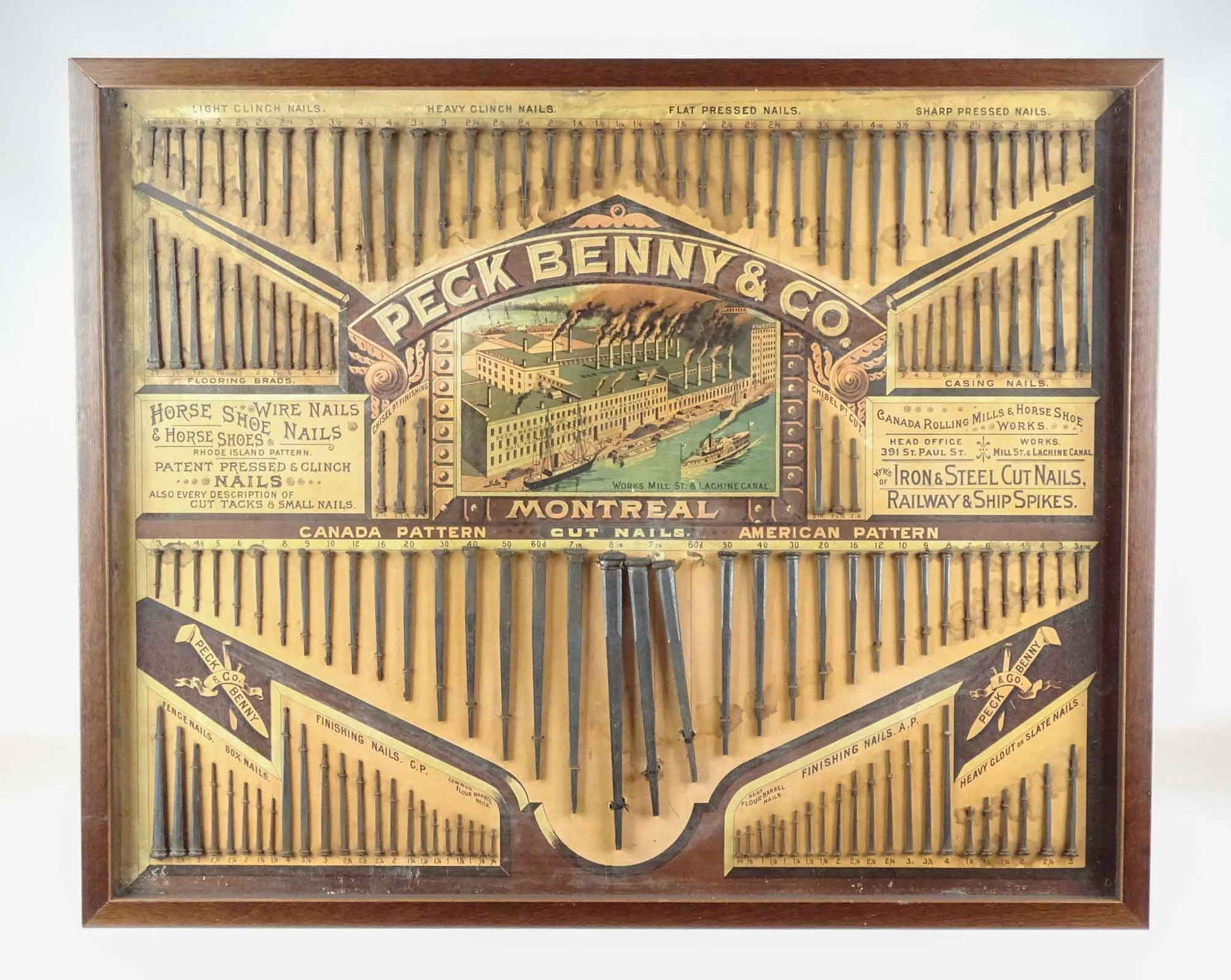 19th Century Nail Advertising Display (1 of 12)