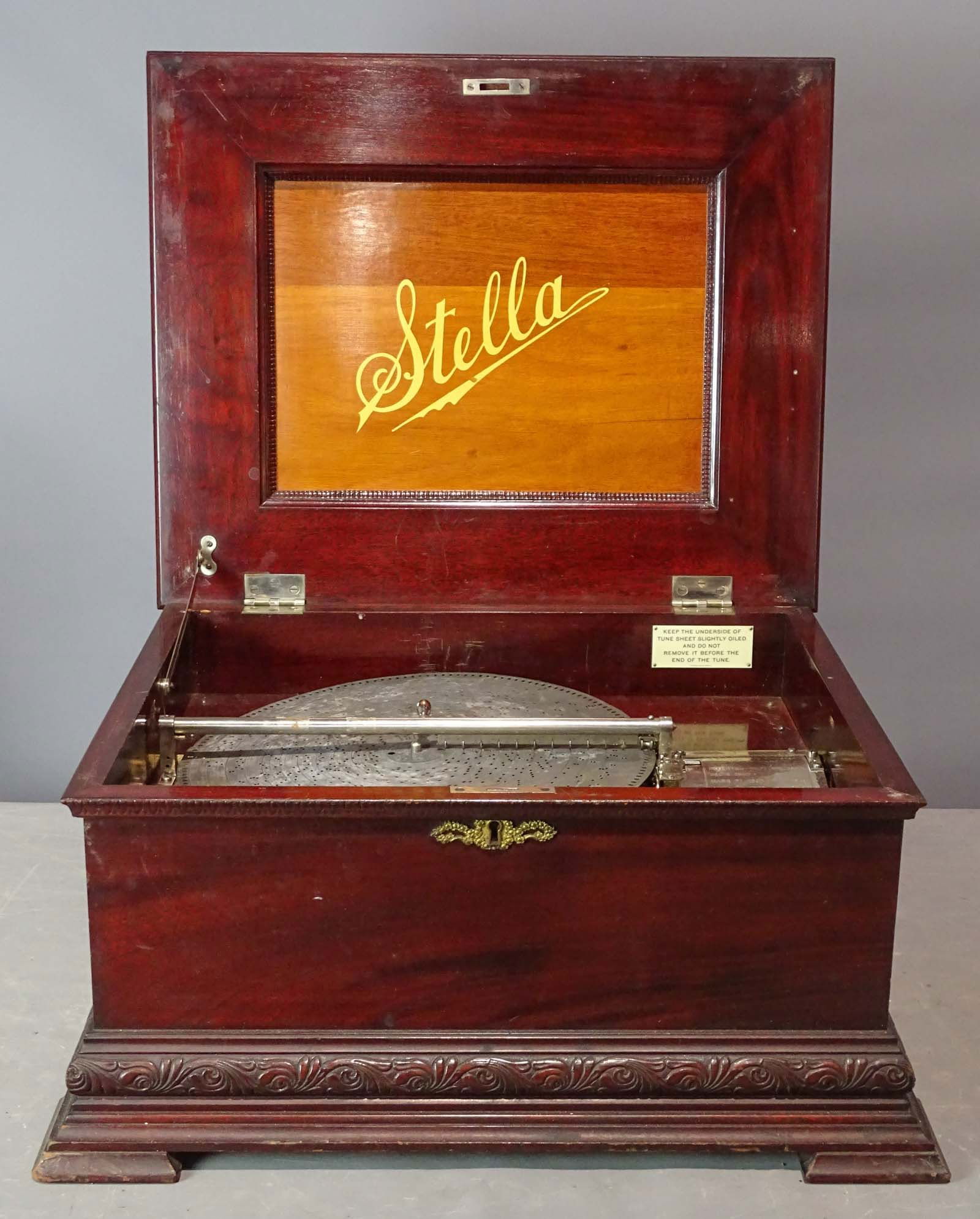 19th C. Stella Music Box Auction
