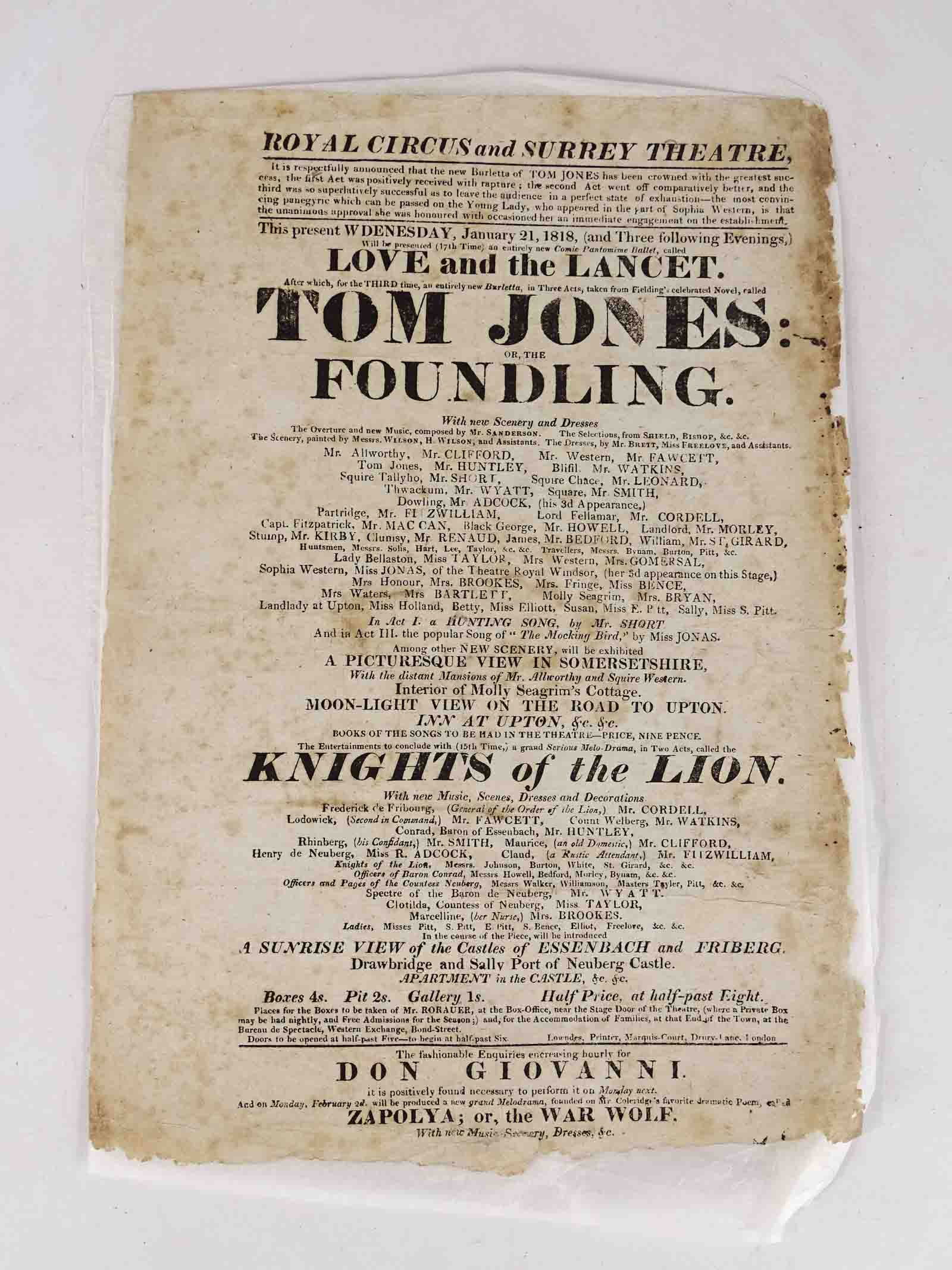 1818 Broadside (1 of 9)