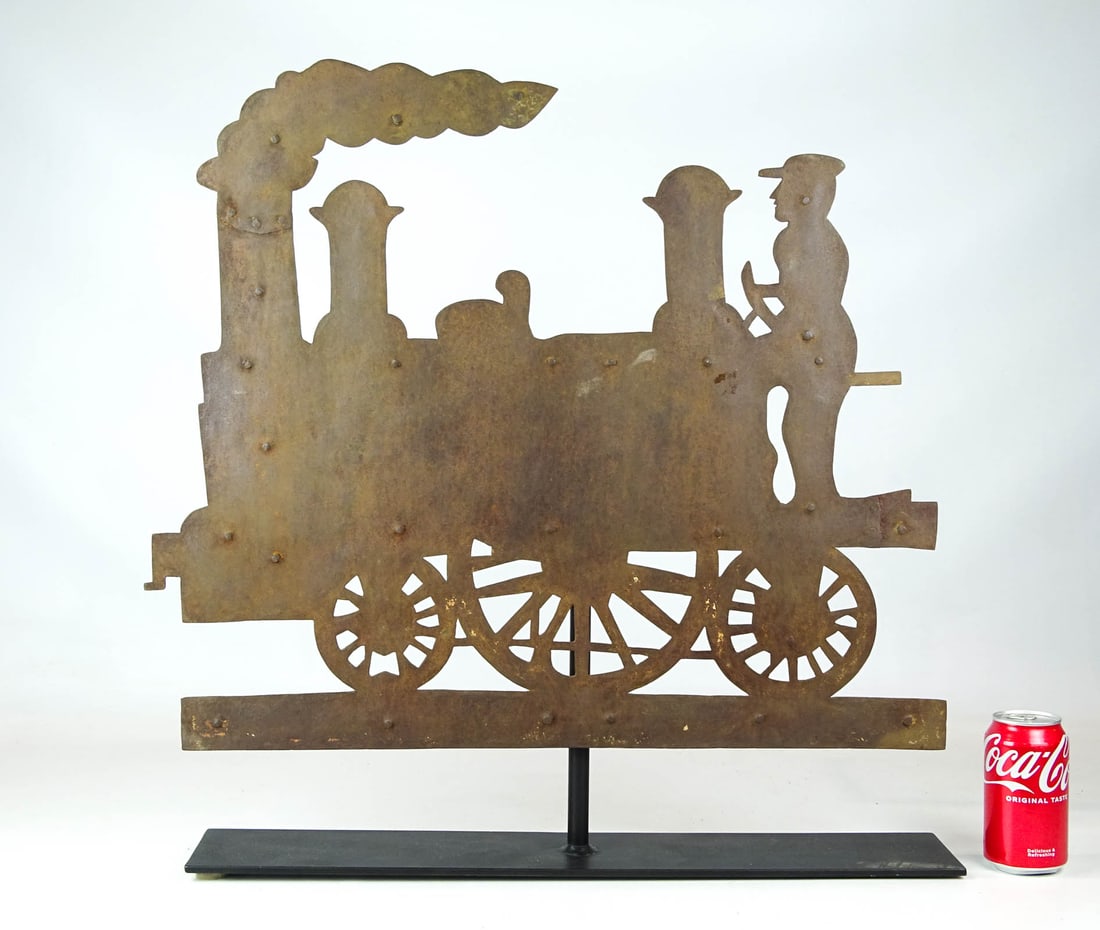 Sheet Metal Locomotive Weathervane (1 of 6)