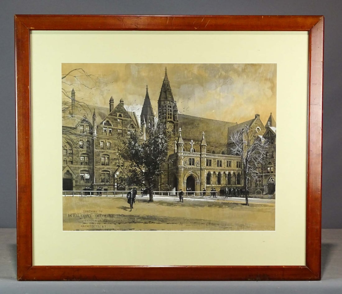 Yale College Architectural Artwork (1 of 7)