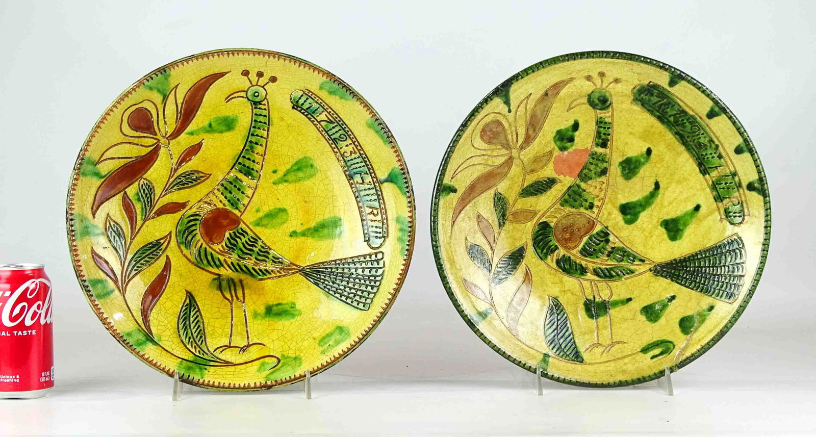Pair Redware Plates (1 of 11)