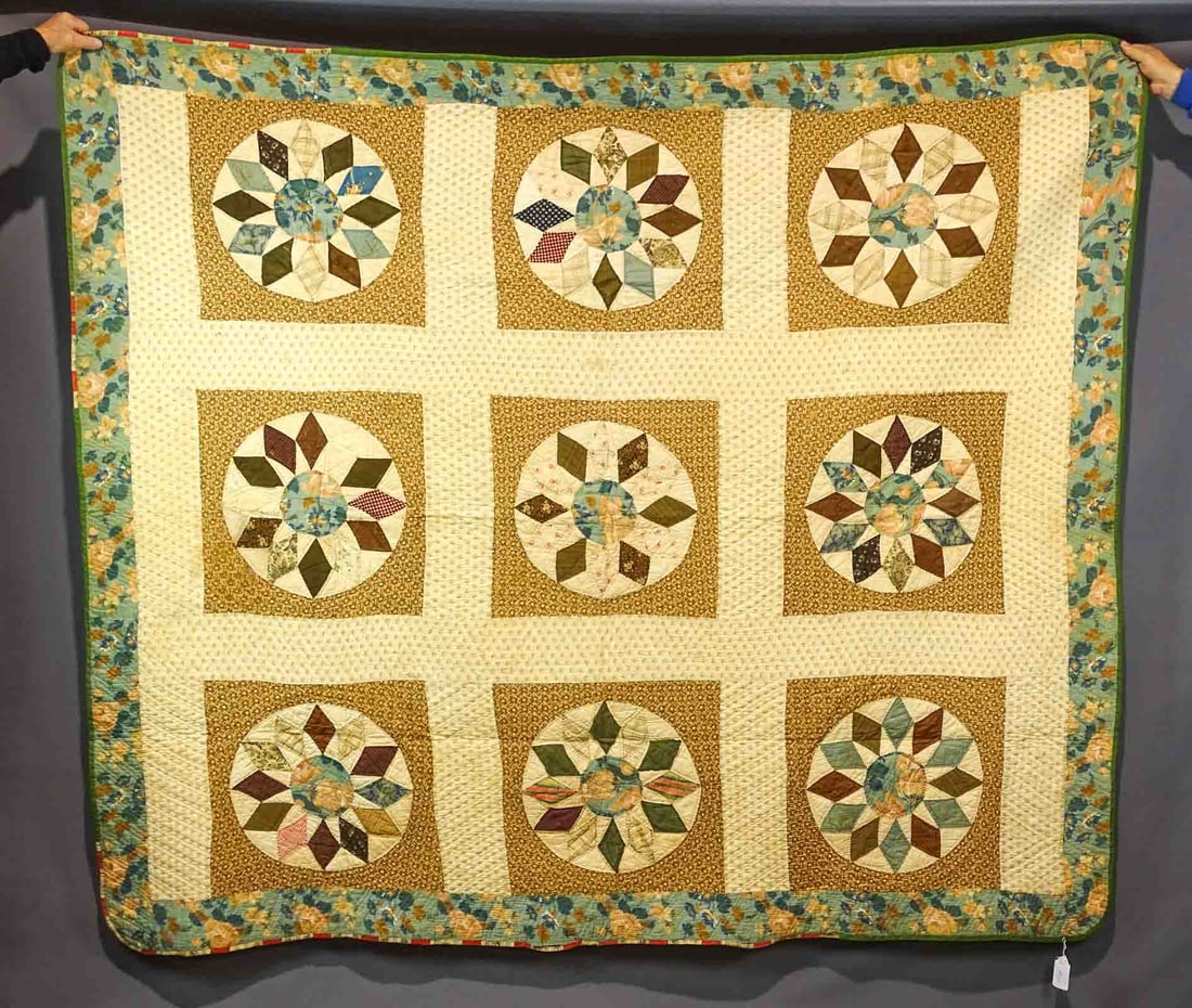 C. 1850 Compass Quilt (1 of 7)