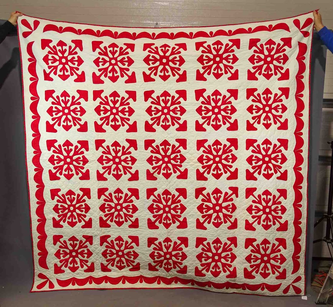 C. 1850 Applique Quilt (1 of 3)