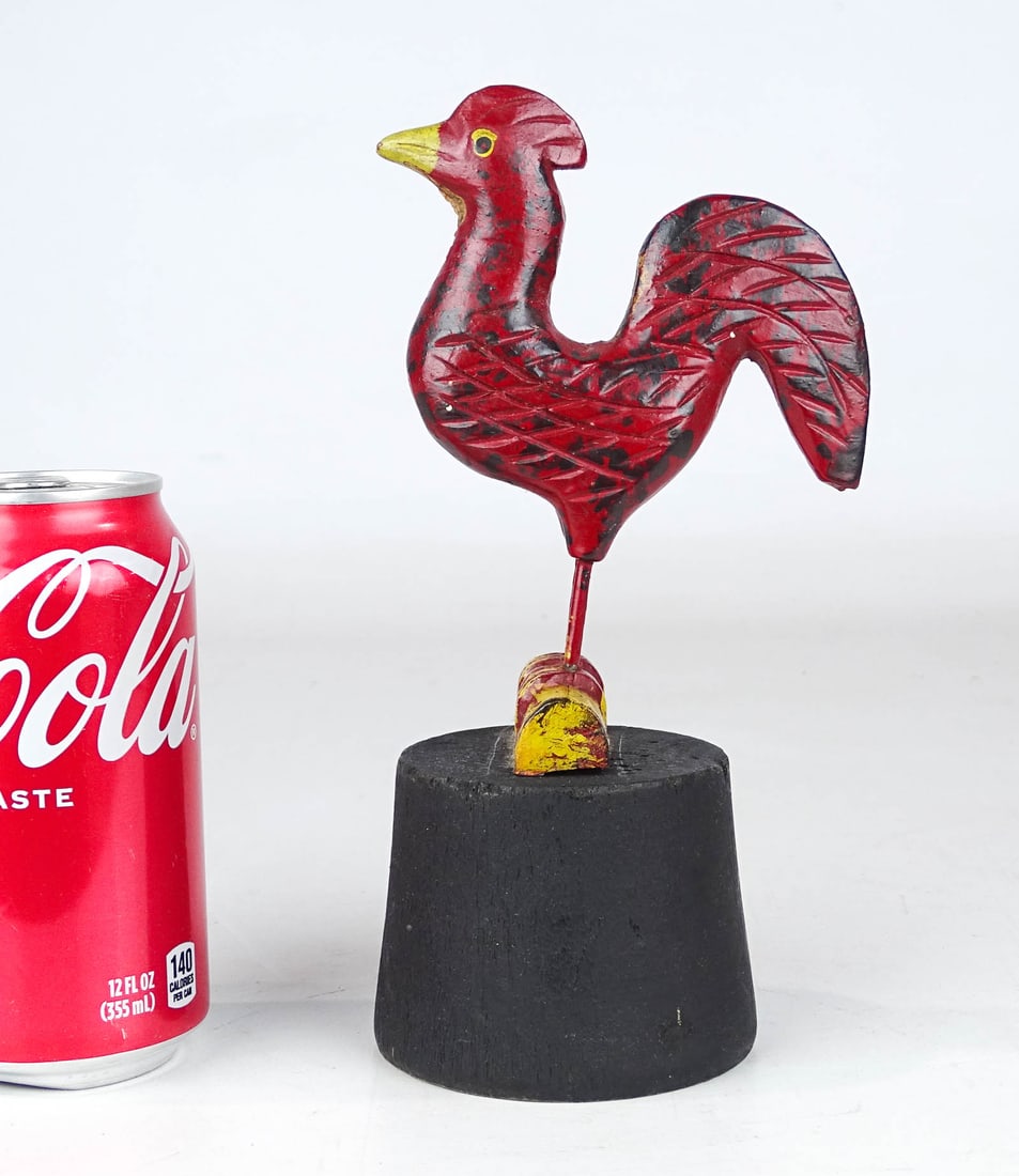 Folk Art Carved Rooster (1 of 6)
