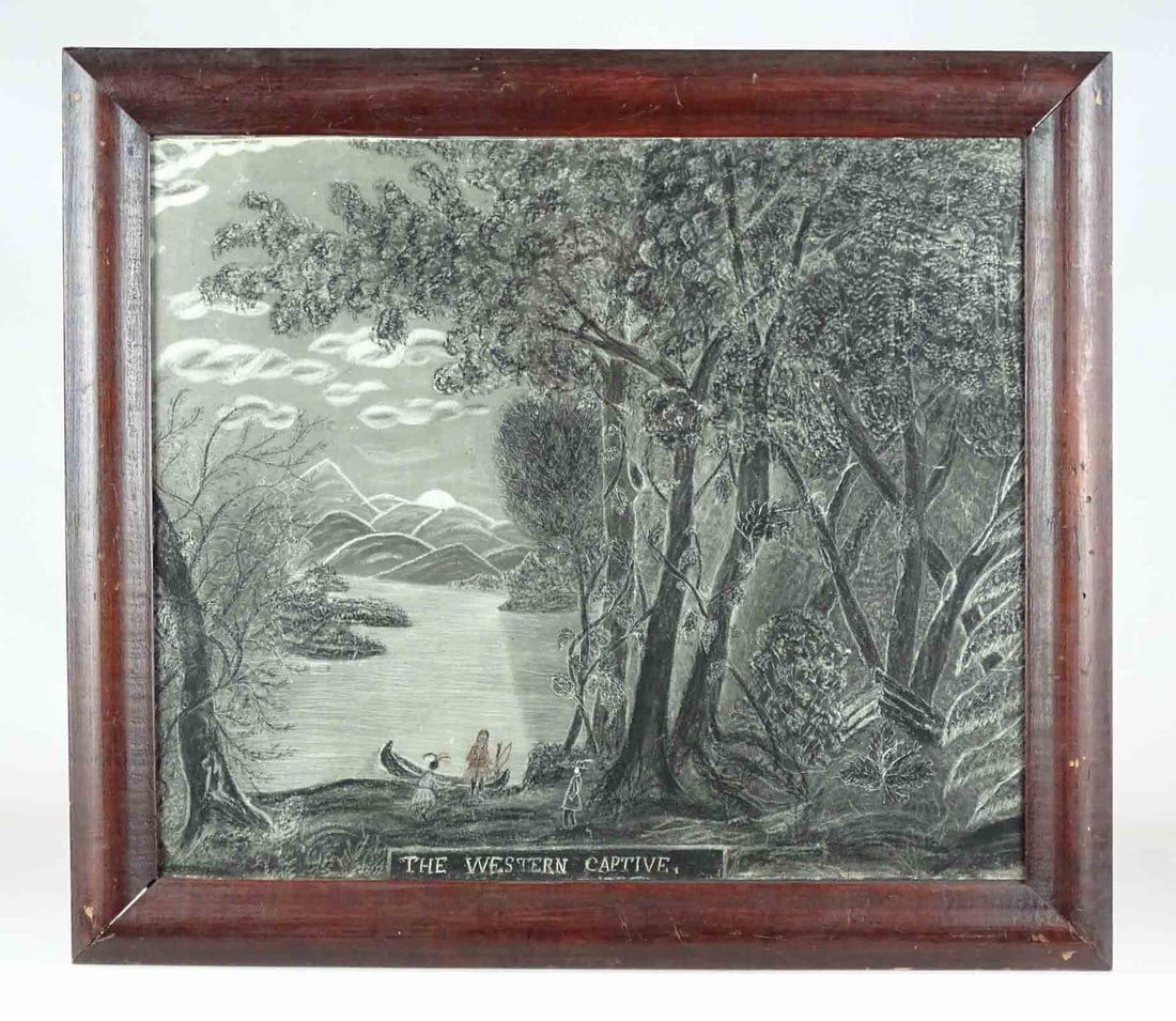 19th c. Sandpaper Drawing (1 of 7)