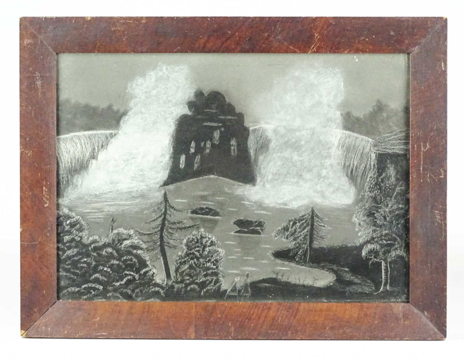 19th c. Sandpaper Drawing (1 of 7)