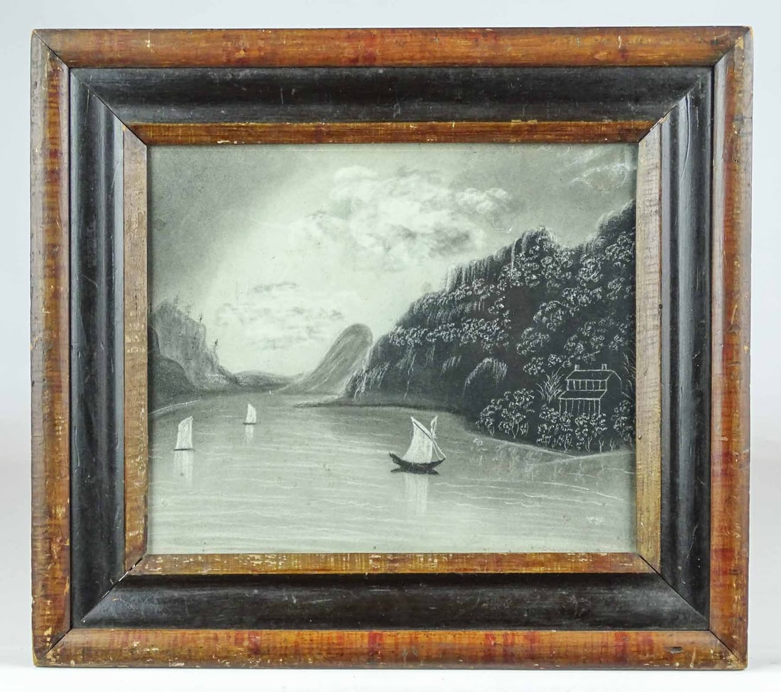 19th c. Sandpaper Drawing (1 of 5)