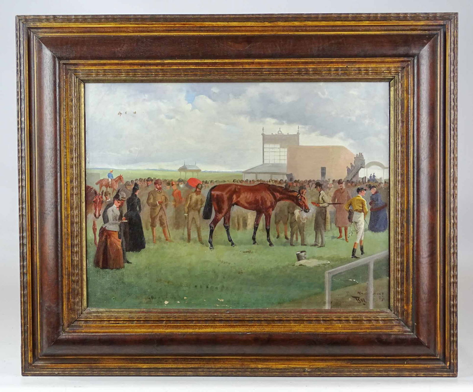 Painting: Horse Racing Subject (1 of 8)