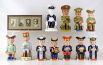 Set of (11) Wilkinson Allied Commander Toby Mugs