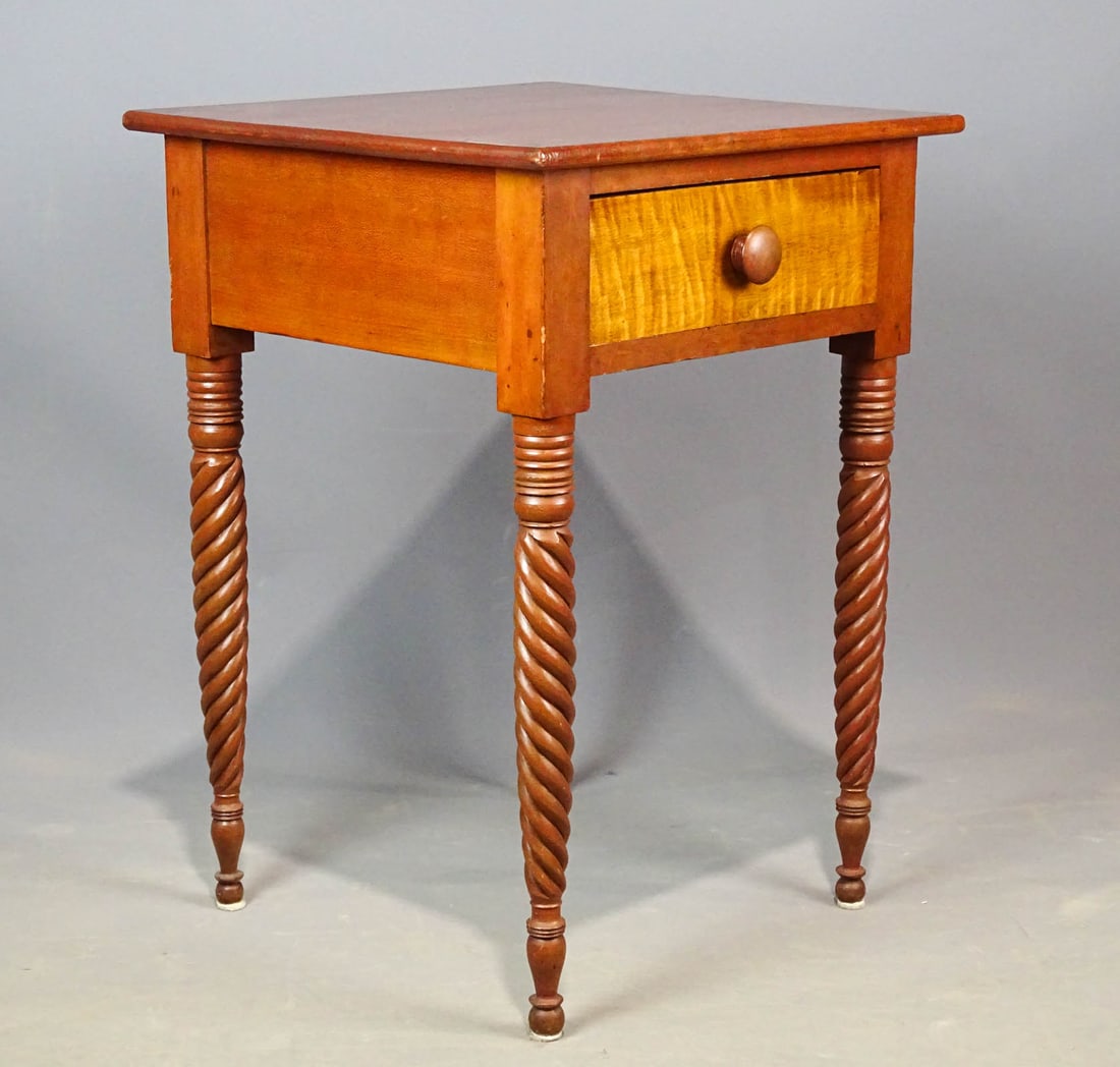 19th c. Single Drawer Stand (1 of 6)