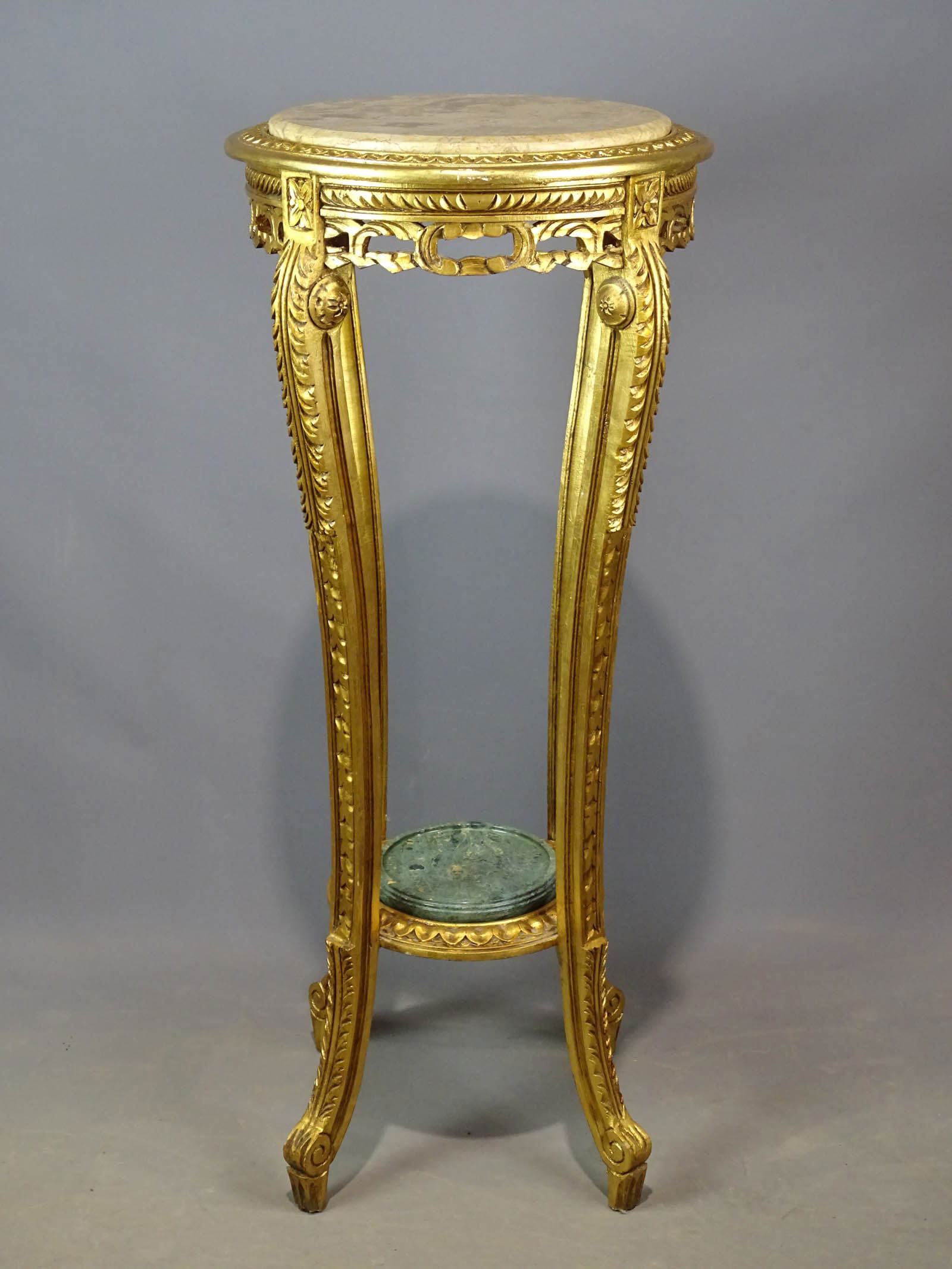 Marble Top Plant Stand (1 of 7)