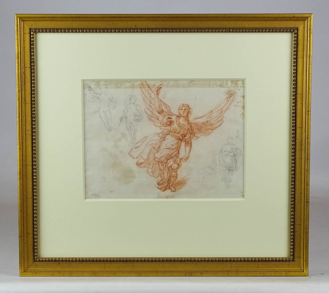 Early Red Crayon Drawing (1 of 7)