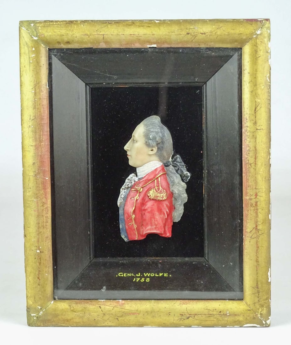 19th c. Wax Portrait (1 of 7)