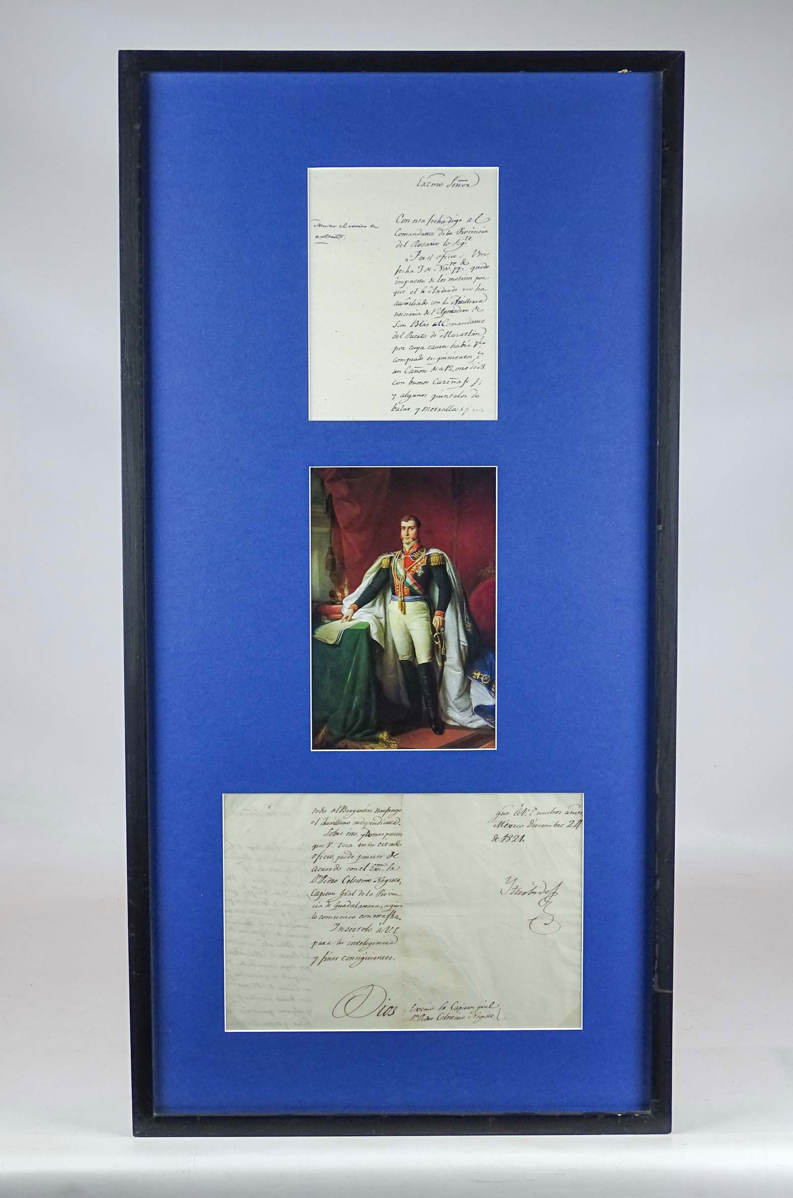 Augustin de Iturbide Autographed Document (1 of 9)