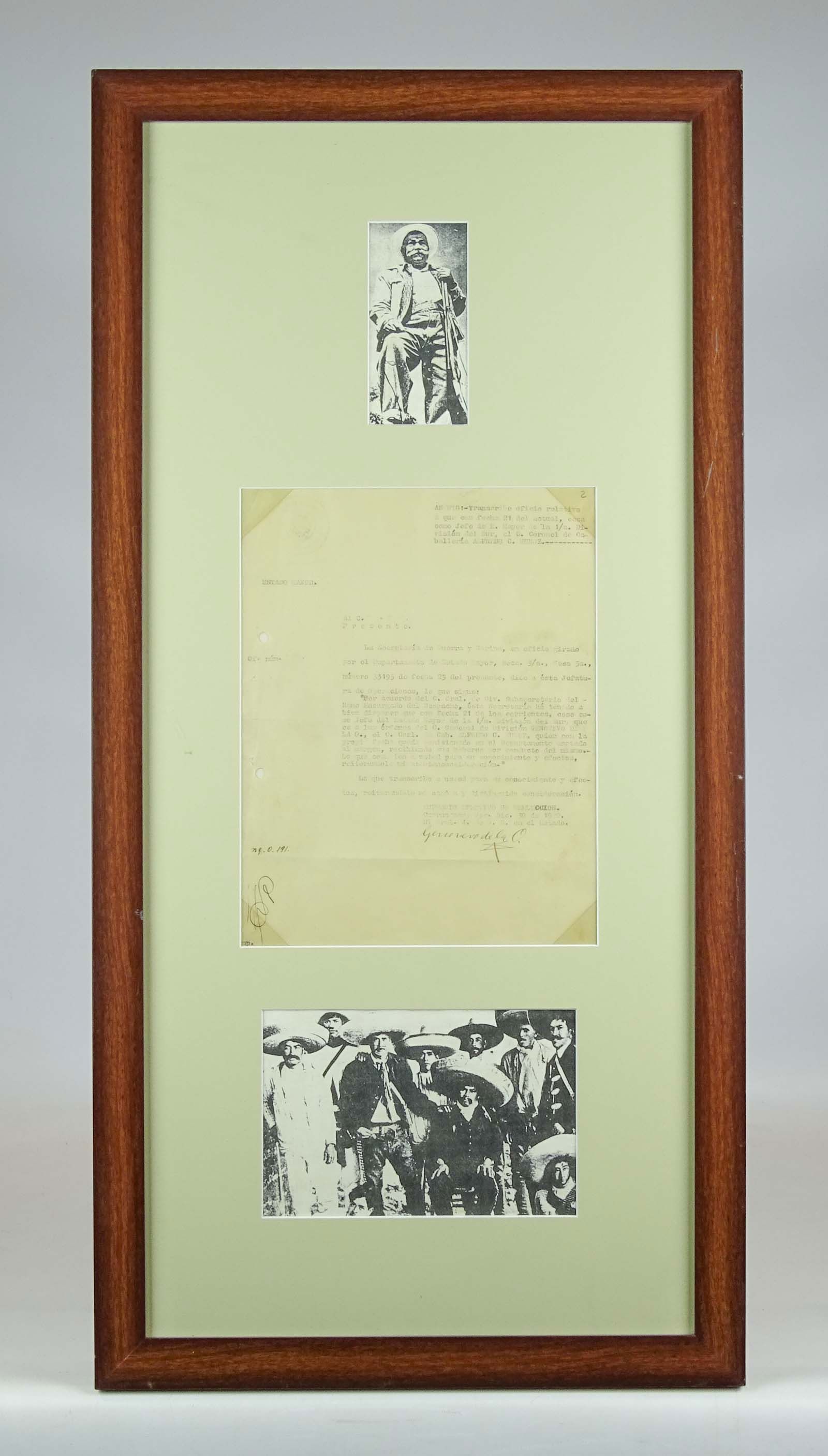 Mexican Revolution Autographed Document (1 of 7)