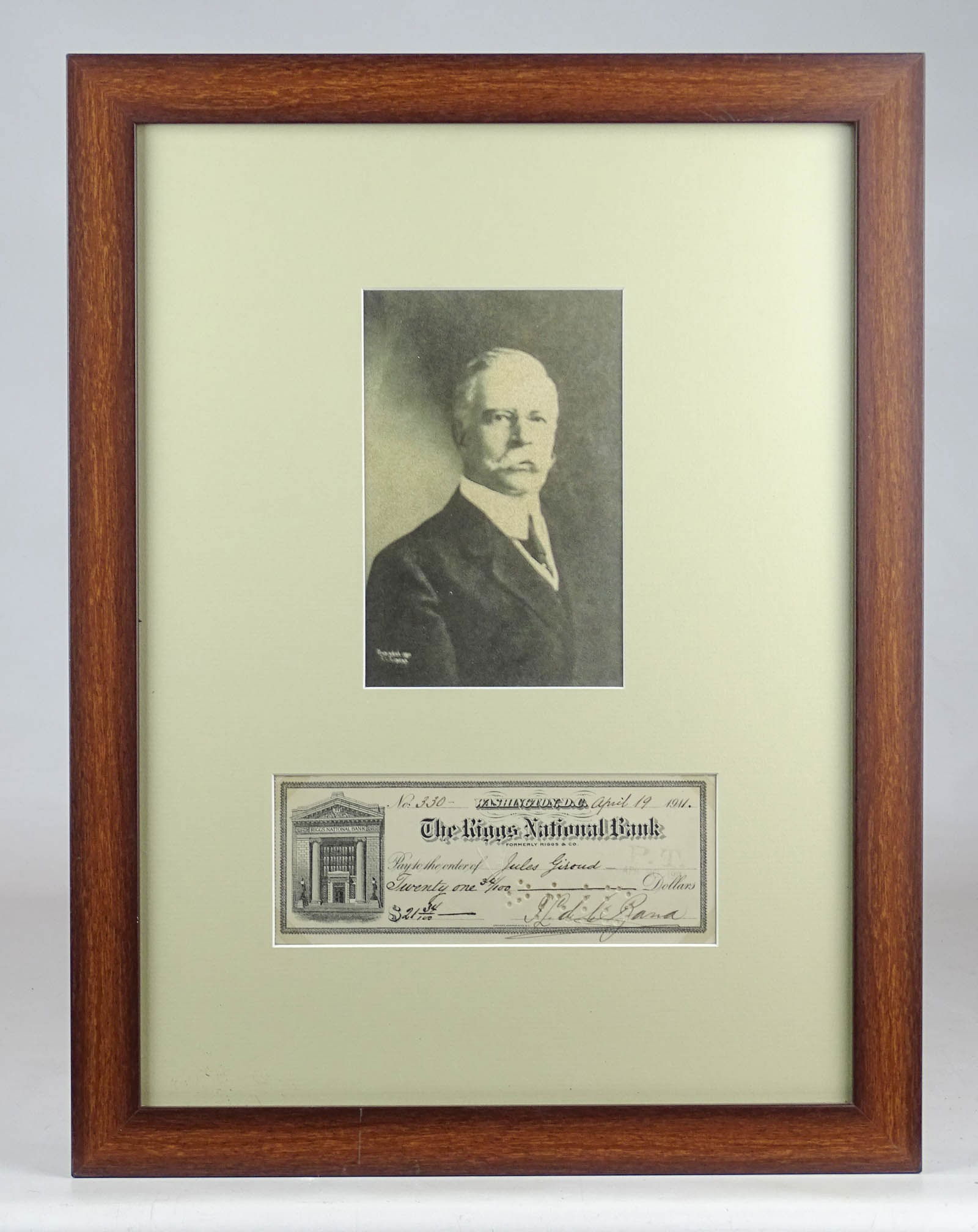 Francisco Leon de la Barre Autographed Document (1 of 9)