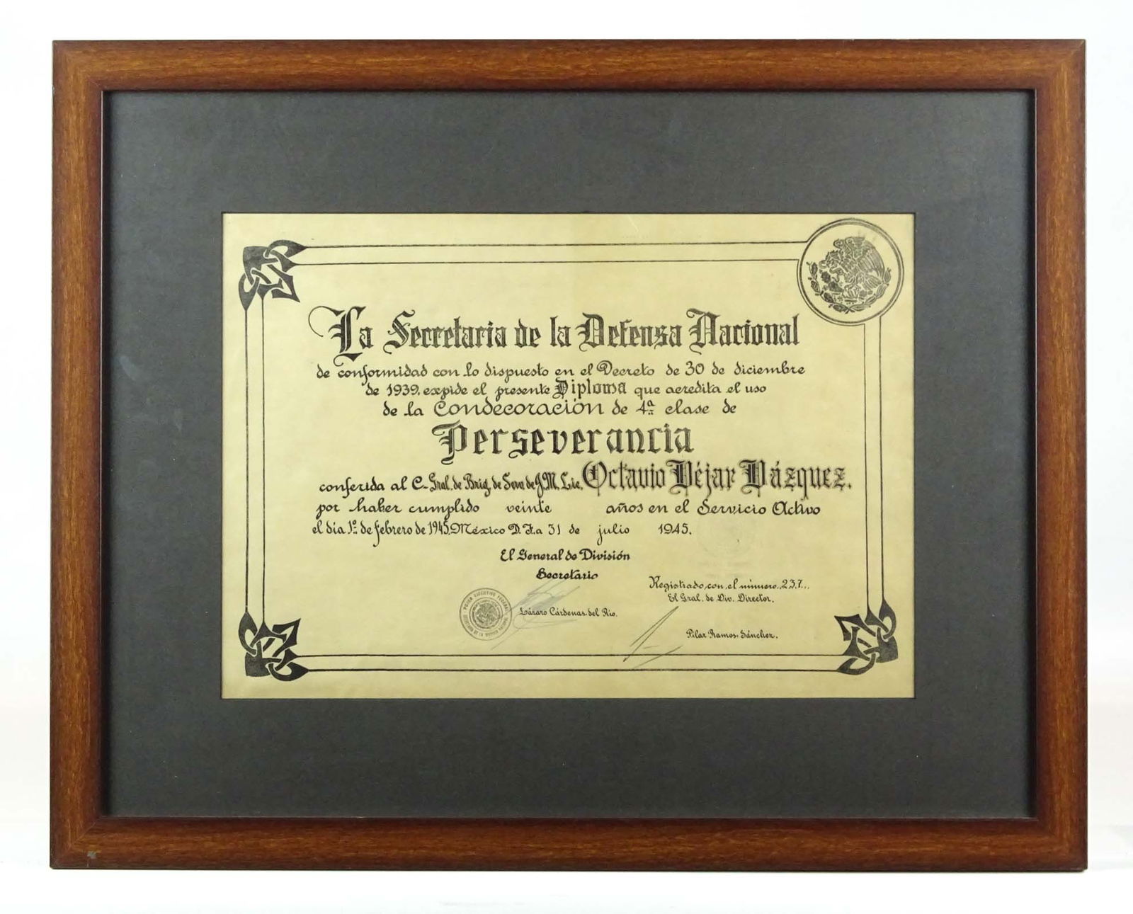 Mexican Historical Autographed Document (1 of 6)