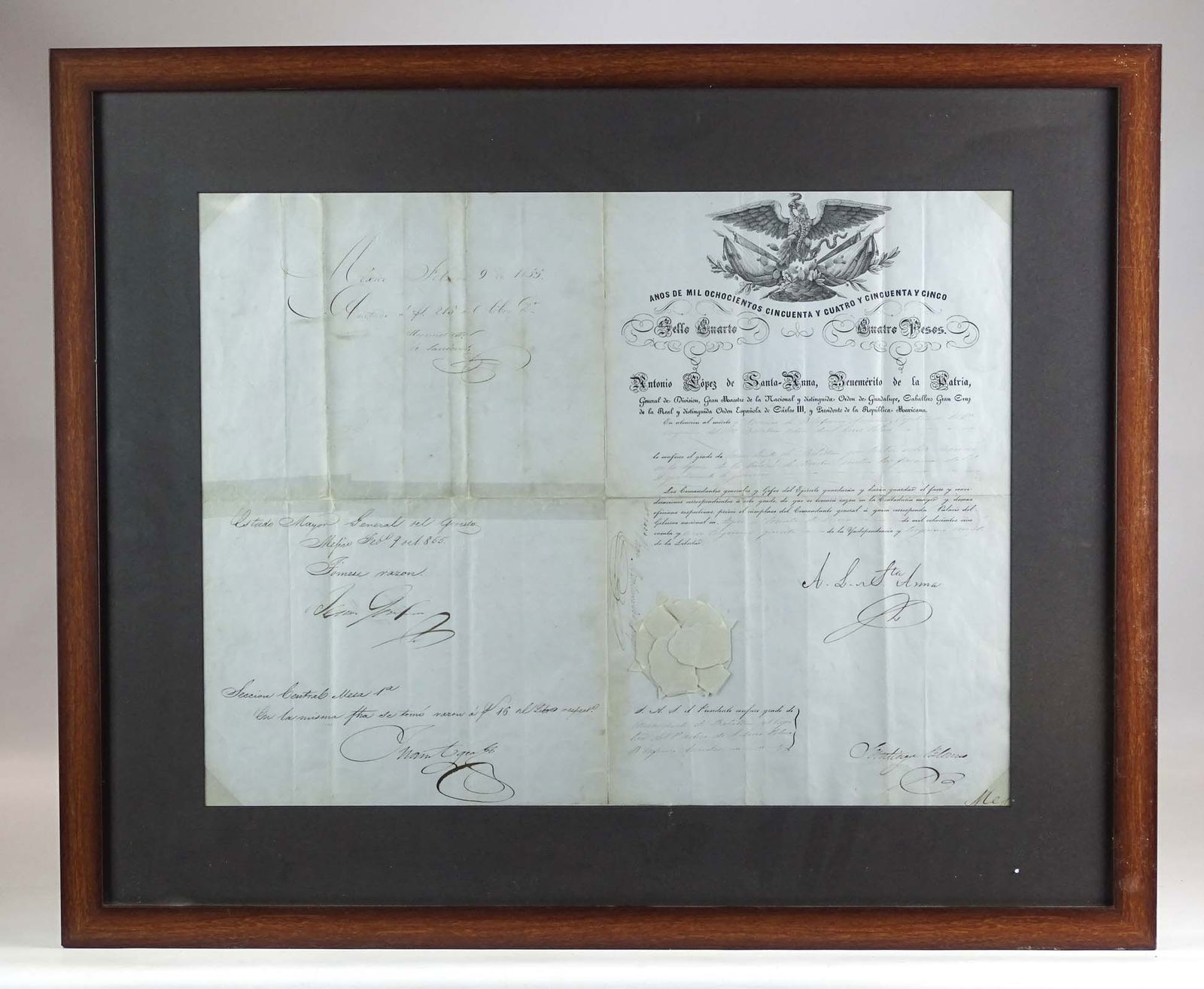 Mexican Autographed Historical Document (1 of 19)