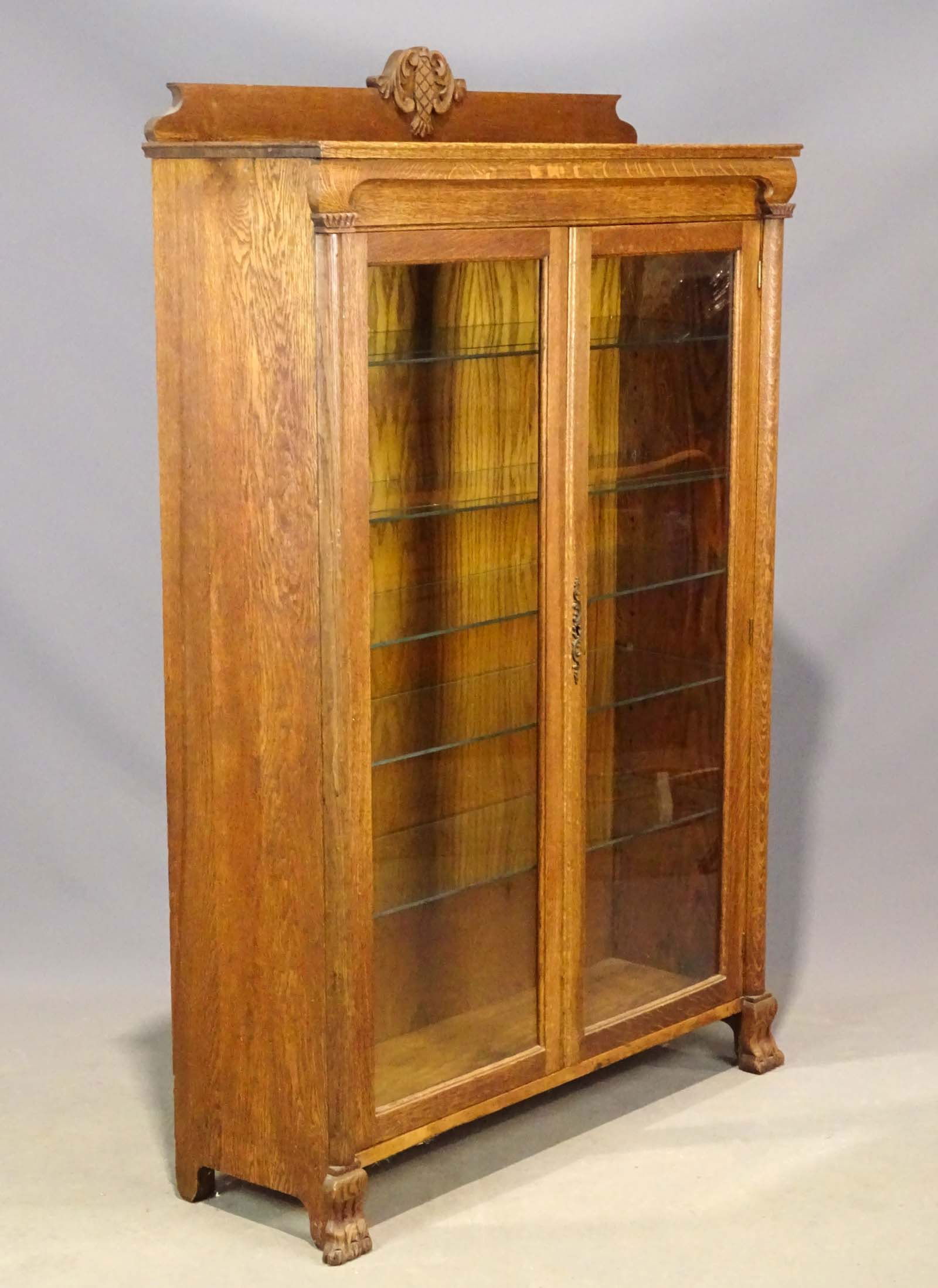 Oak China Cabinet (1 of 7)