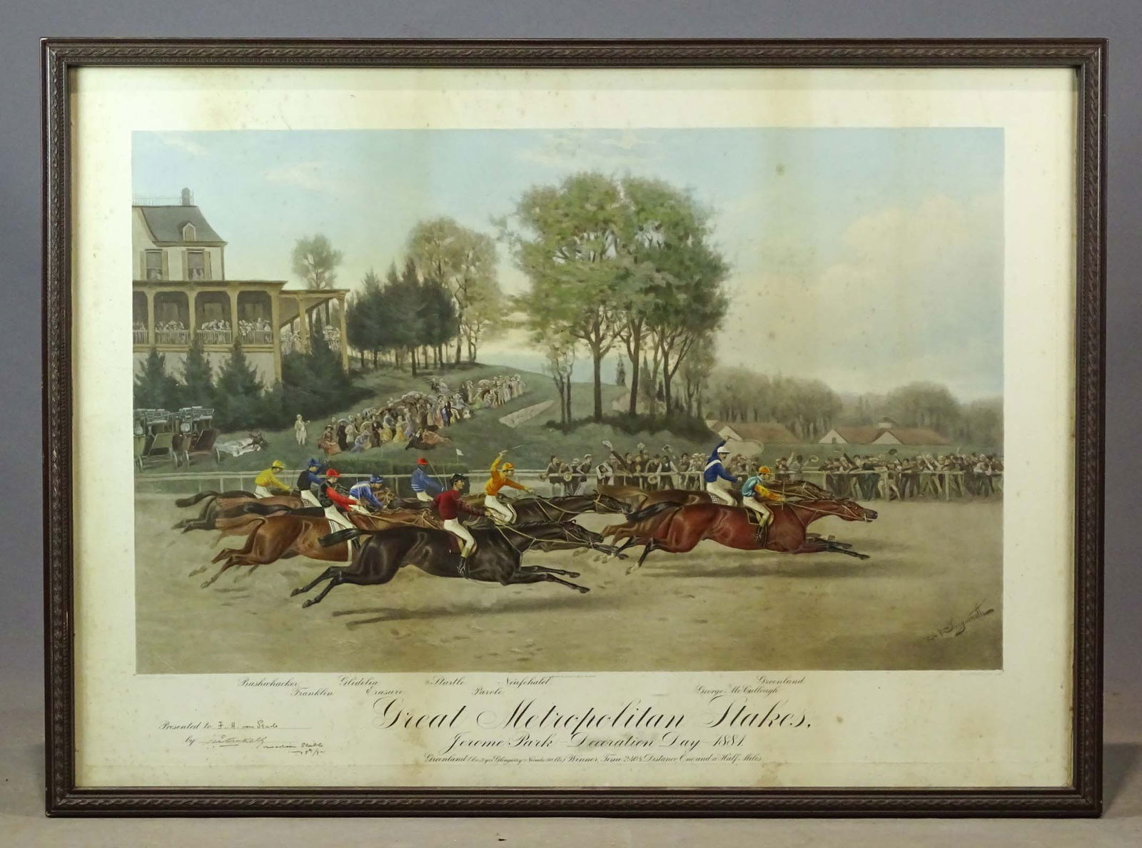 19th c. Horse Racing Print (1 of 16)