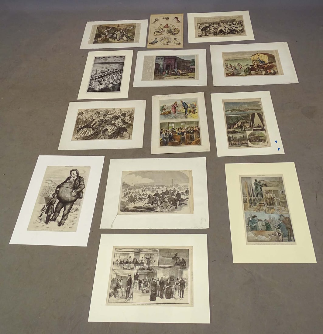 Antique Prints, College Football, Winslow Homer (1 of 15)