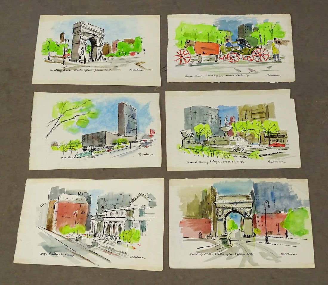 New York City Views Print Set (1 of 8)