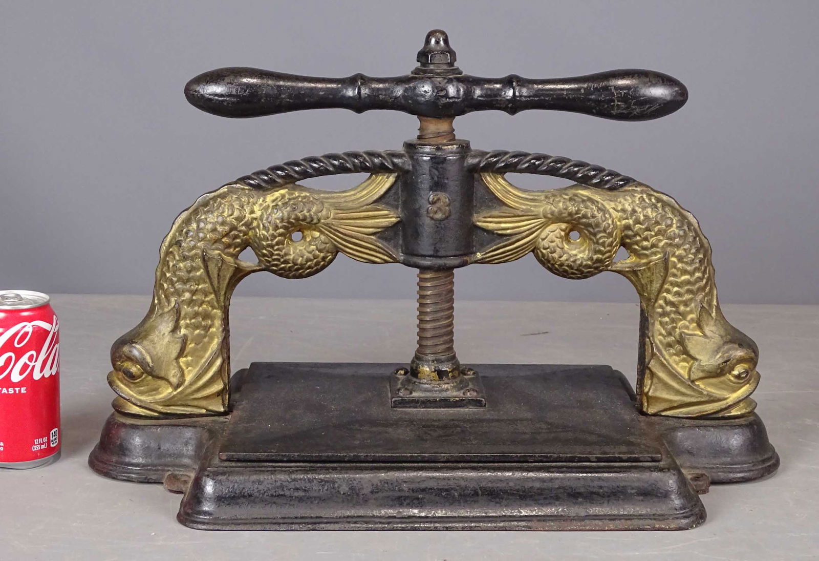 Early Cast Iron Book Press (1 of 4)