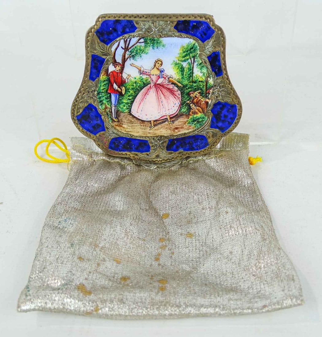 Enameled Silver Compact (1 of 6)