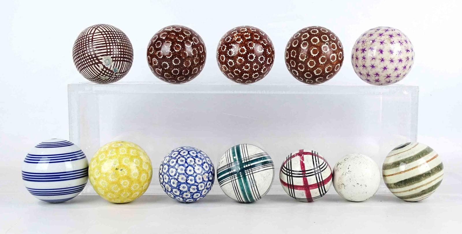 Carpet Balls: Lot (12) carpet balls.