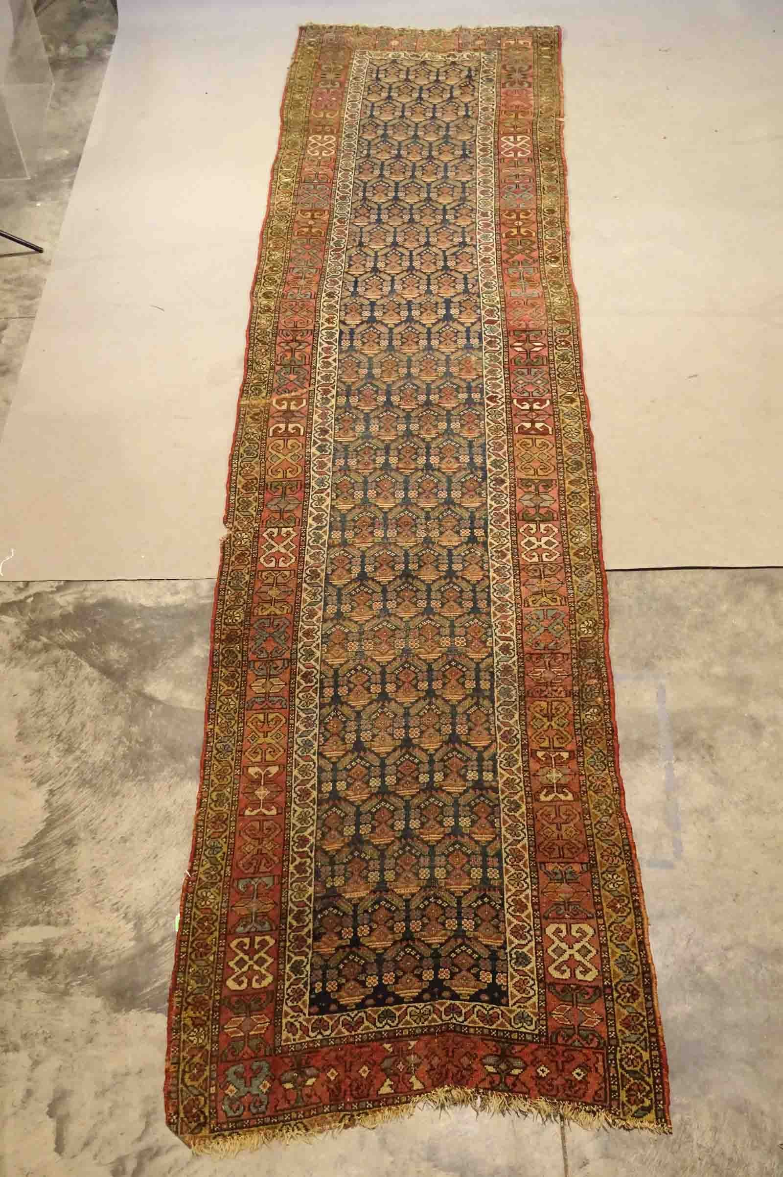 Oriental Rug: Oriental rug runner. 43" x 166".