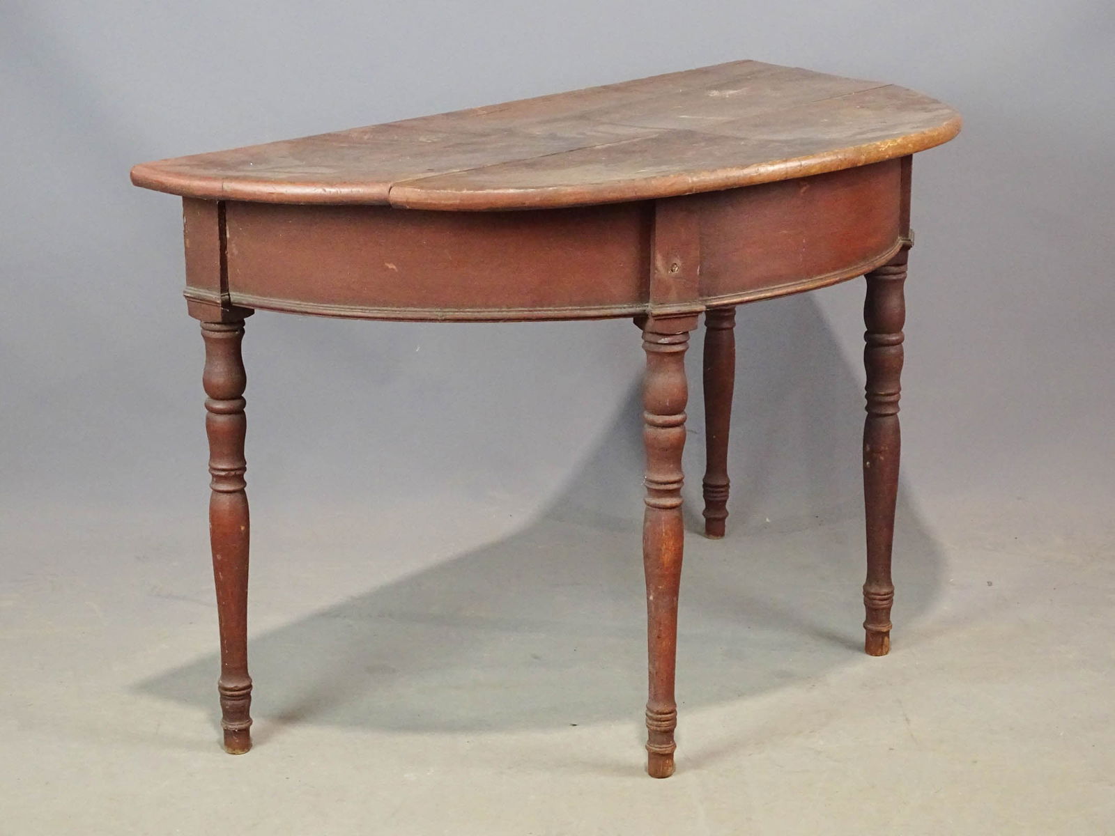 19th c. Demilune Table (1 of 4)