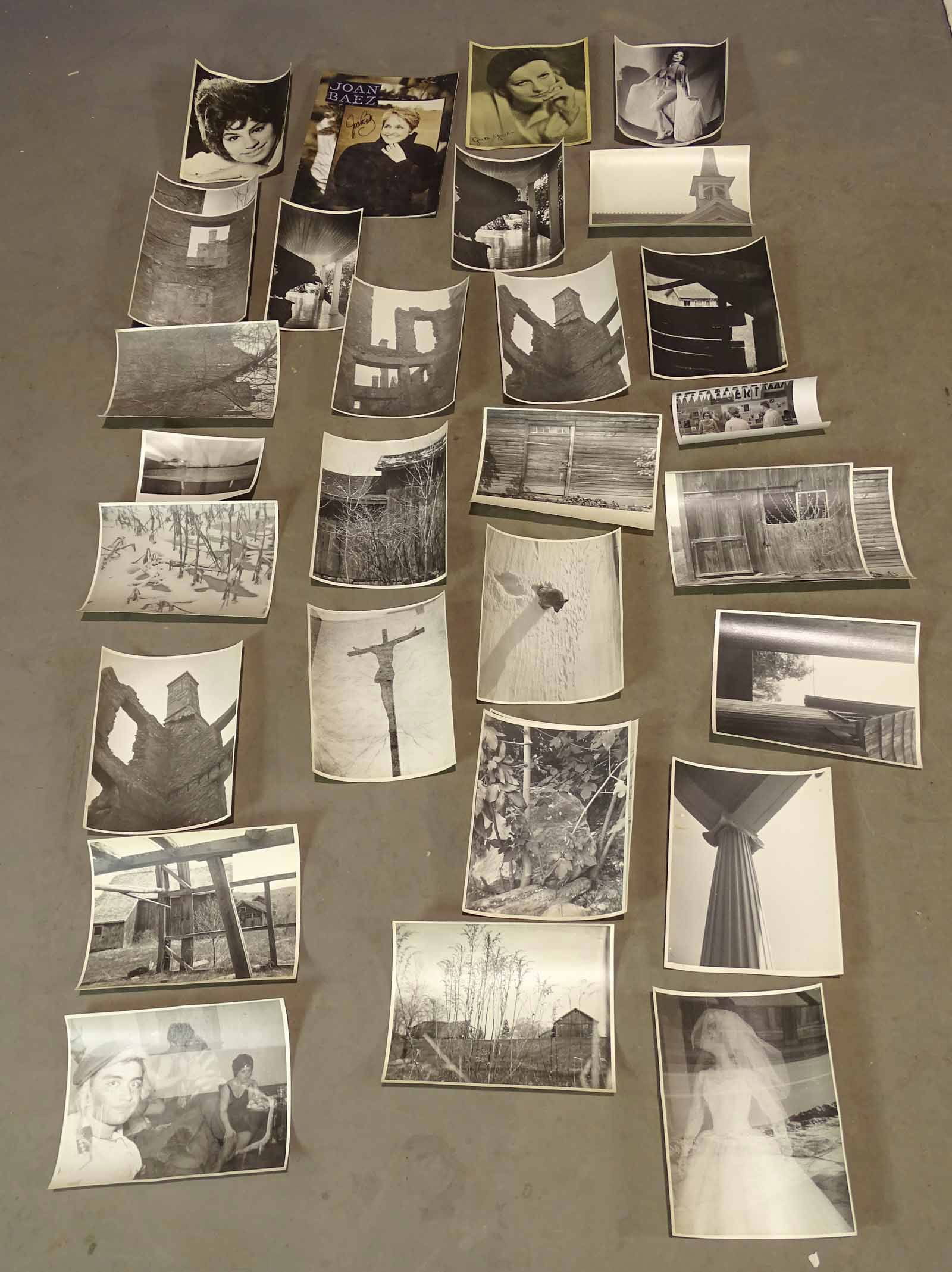 Vintage Photographs & Joan Baez Autograph Lot (1 of 9)