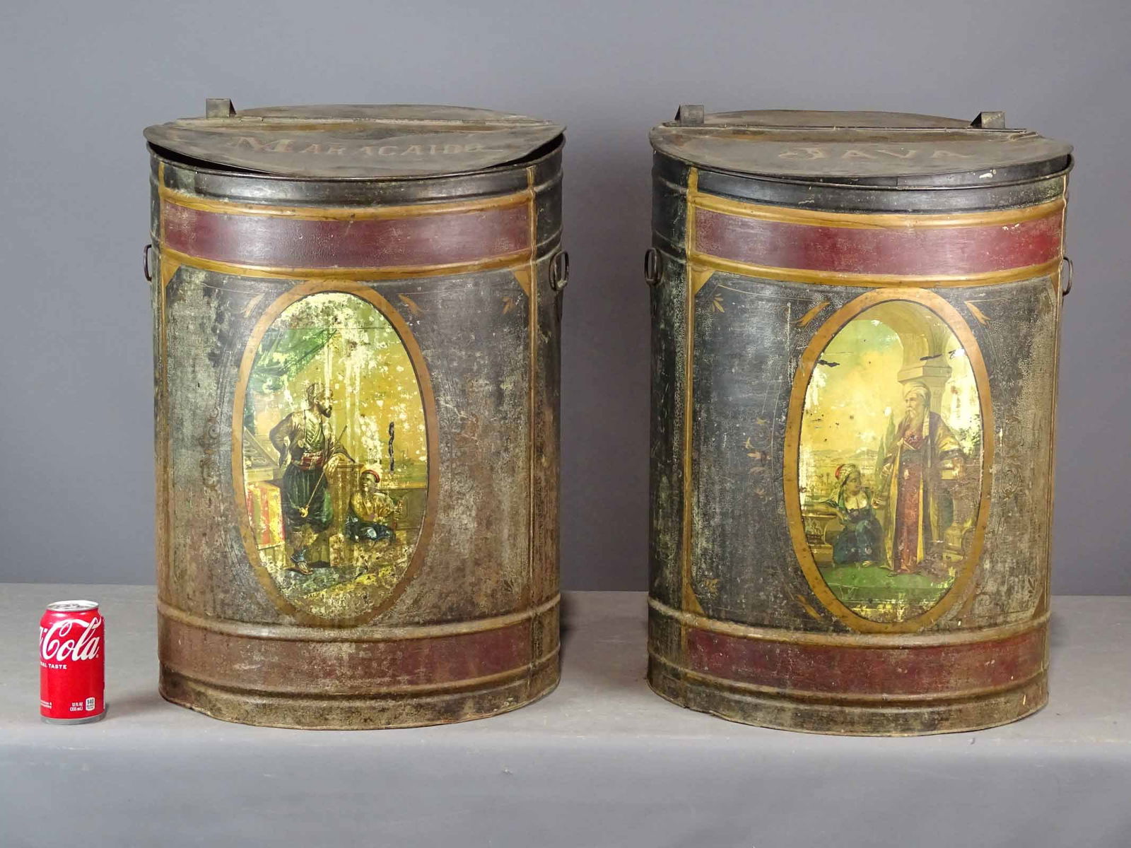 Pair of Country Store Bins (1 of 7)