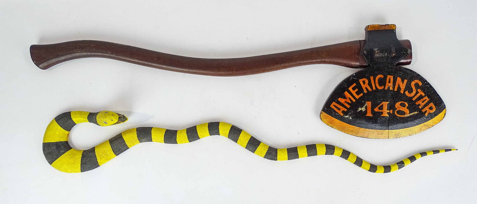 Masonic Axe & Folk Art Snake (1 of 6)