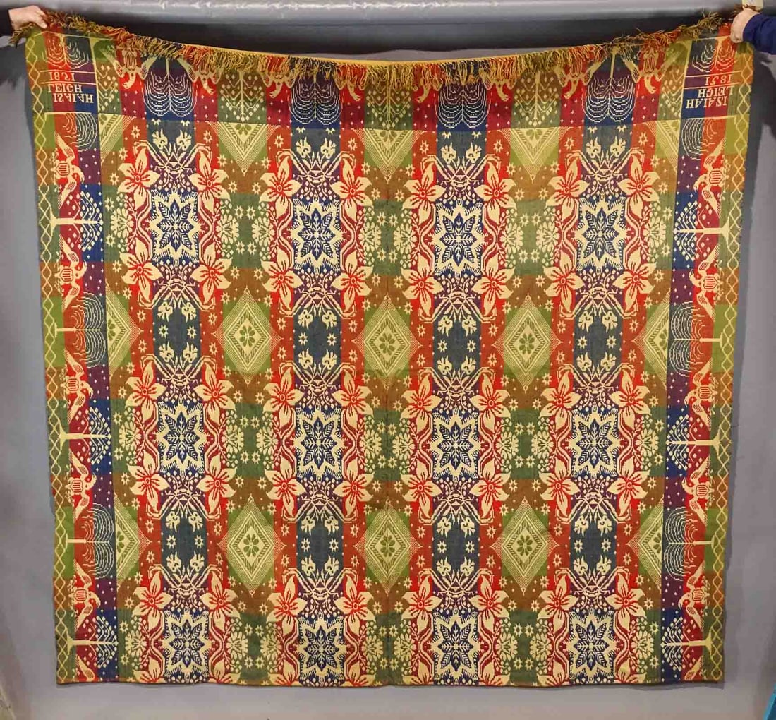 Signed and Dated Coverlet (1 of 5)