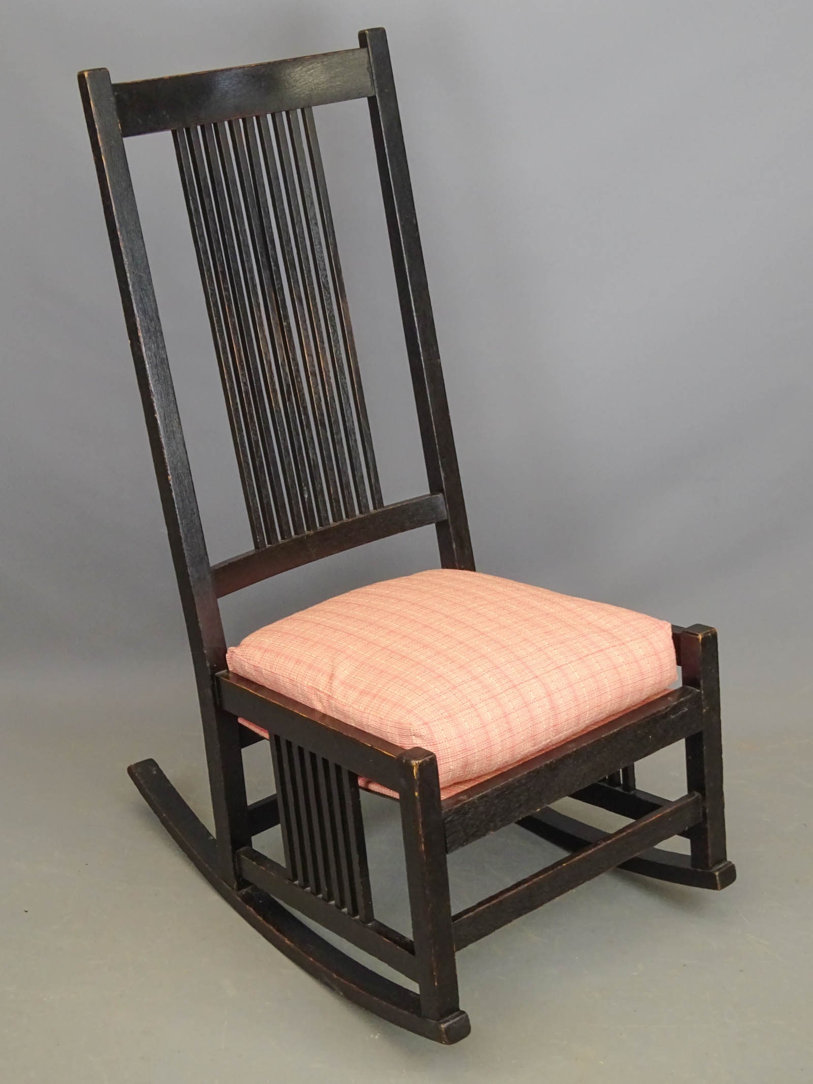 Arts & Crafts Rocking Chair: Arts & Crafts rocking chair. 16" seat Ht., 42" overall Ht..