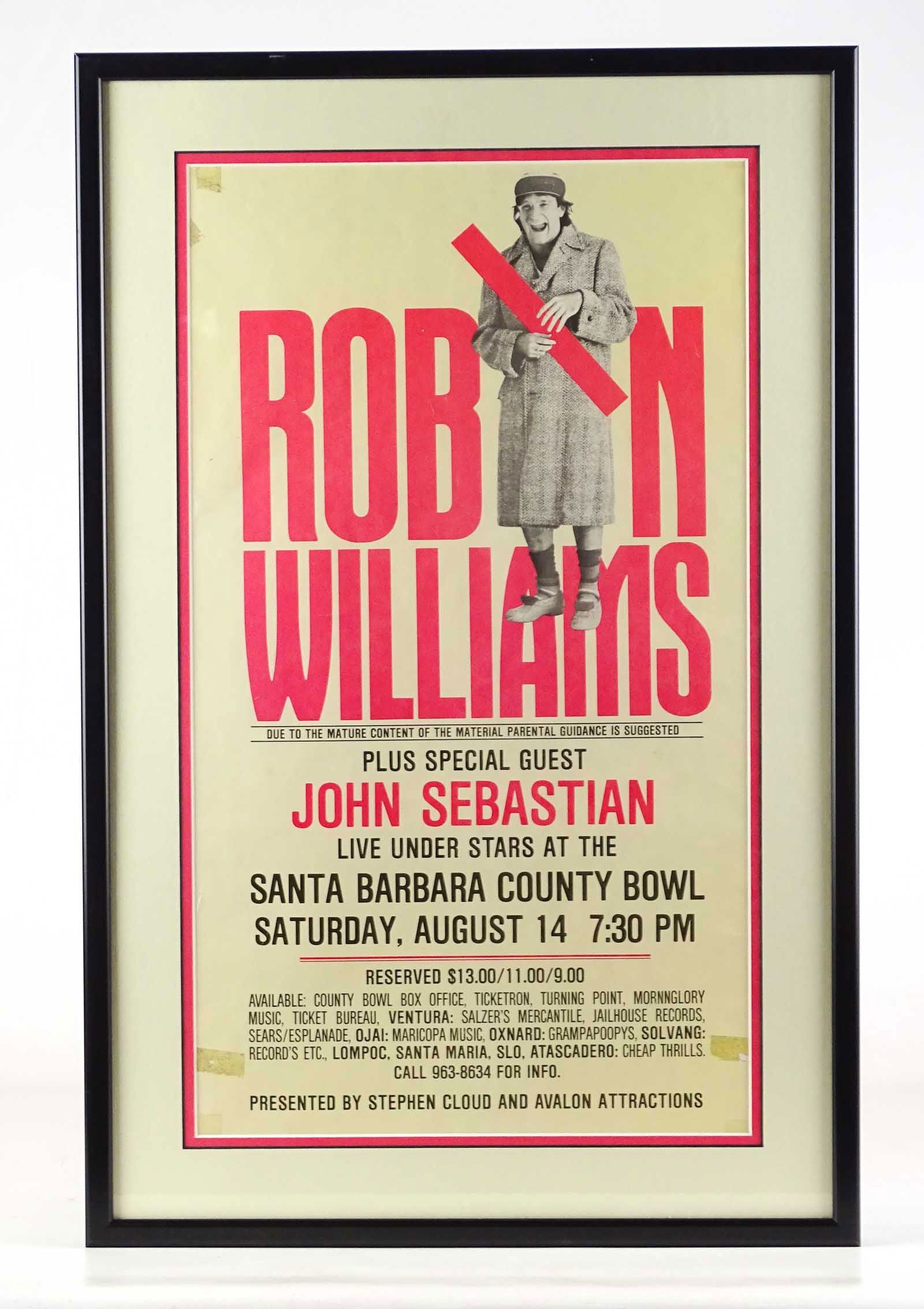 Vintage Robin Williams Poster (1 of 6)