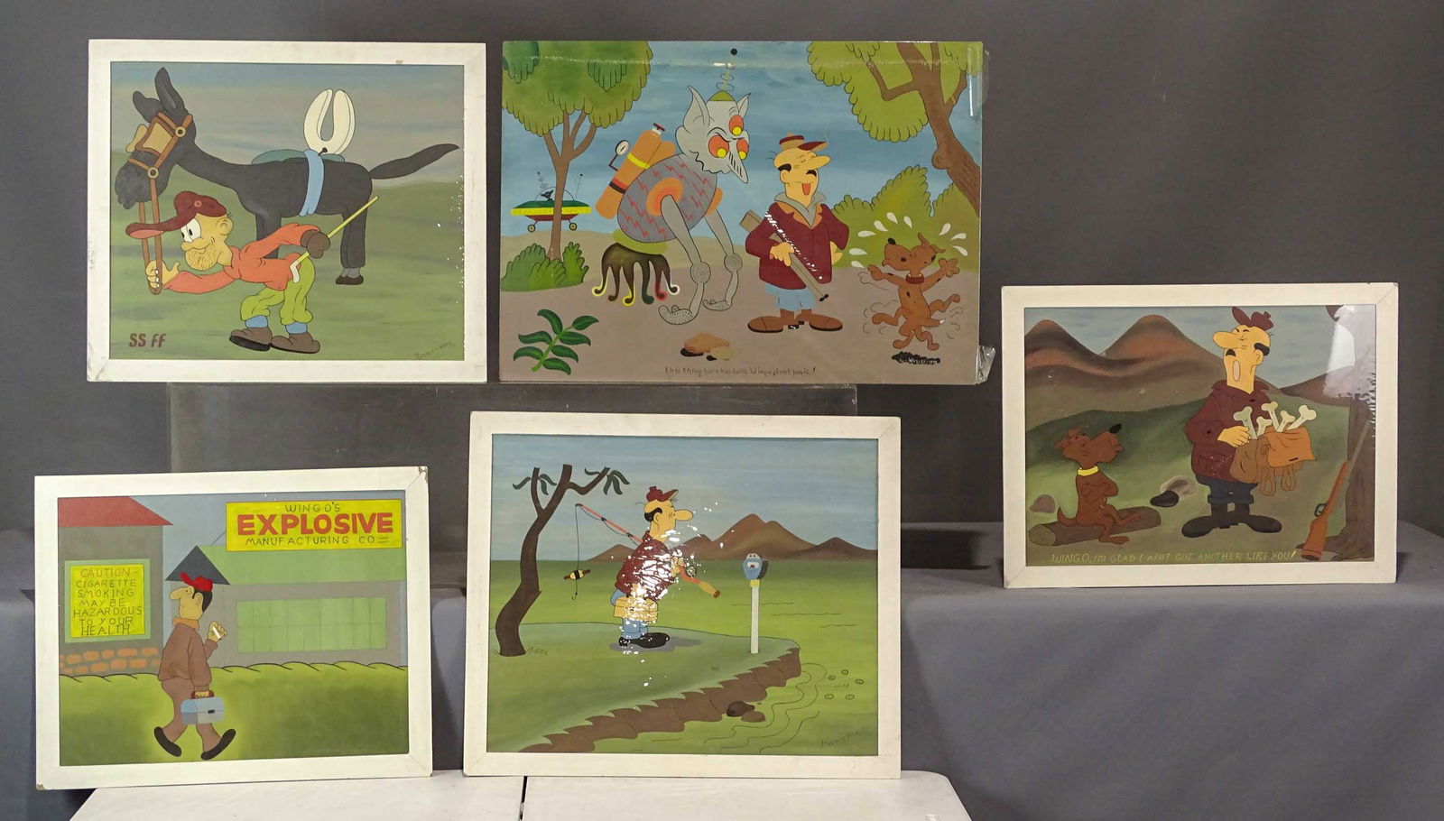 Wesley Wing Cartoon Artwork (1 of 13)