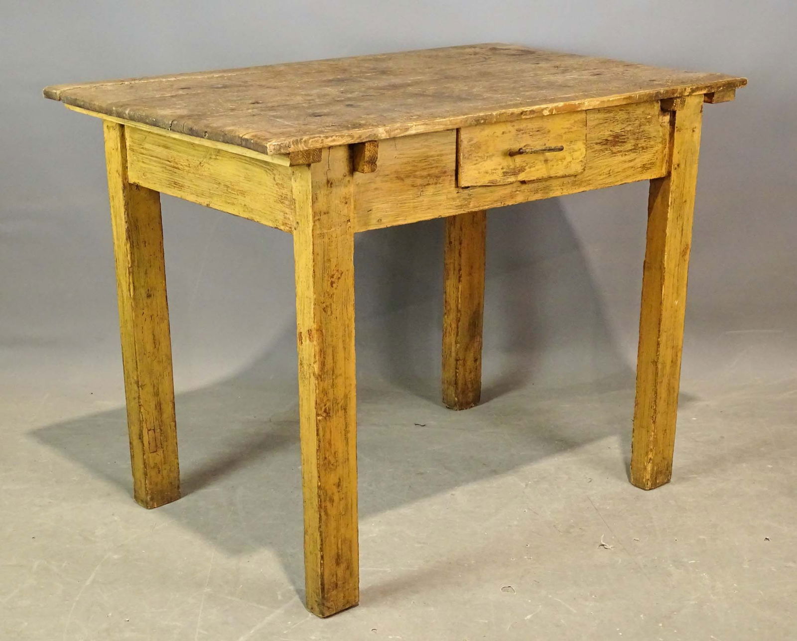 Primitive Single Drawer Table (1 of 5)