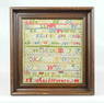 19th c. Needlework Sampler