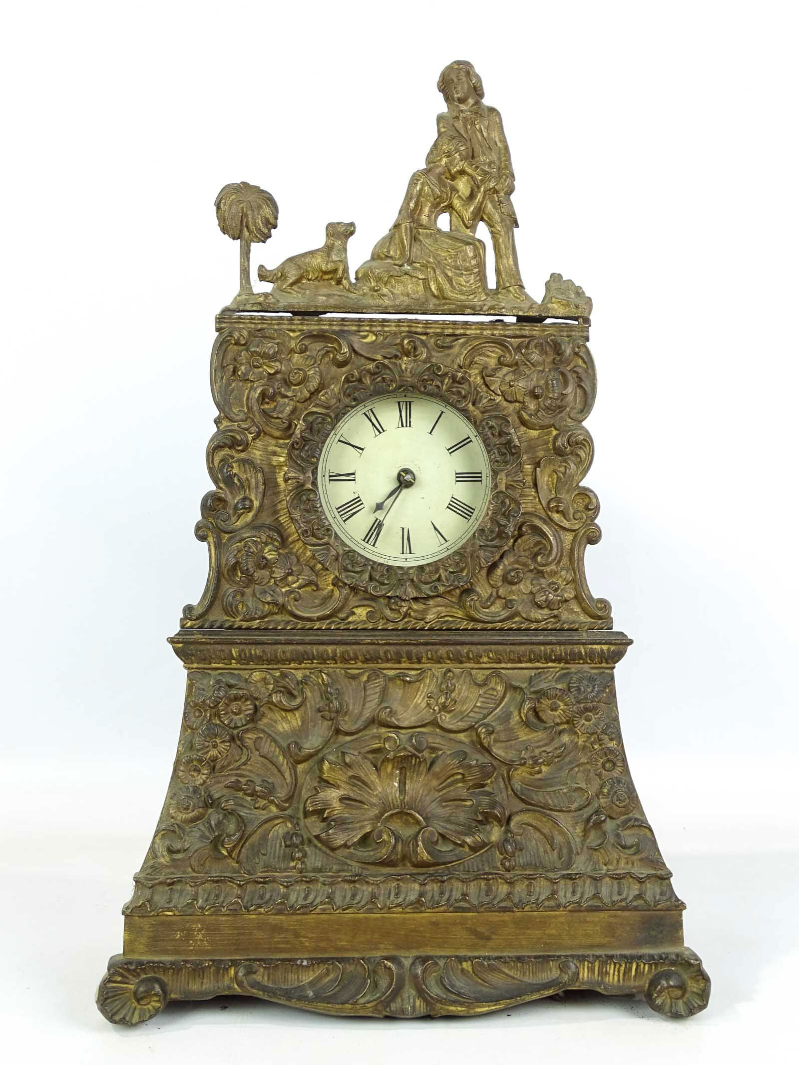 Victorian Figural Mantel Clock (1 of 12)