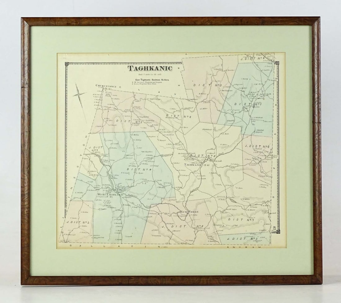 19th c. Taghkanic Map (1 of 9)