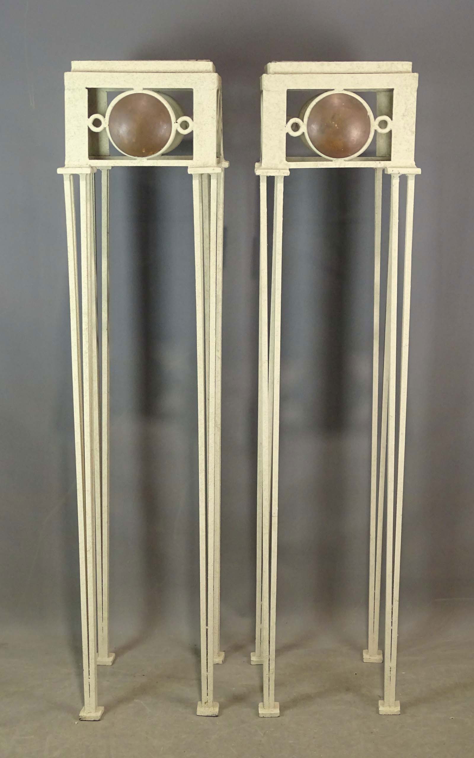 Pair of Iron Plant Stands (1 of 5)